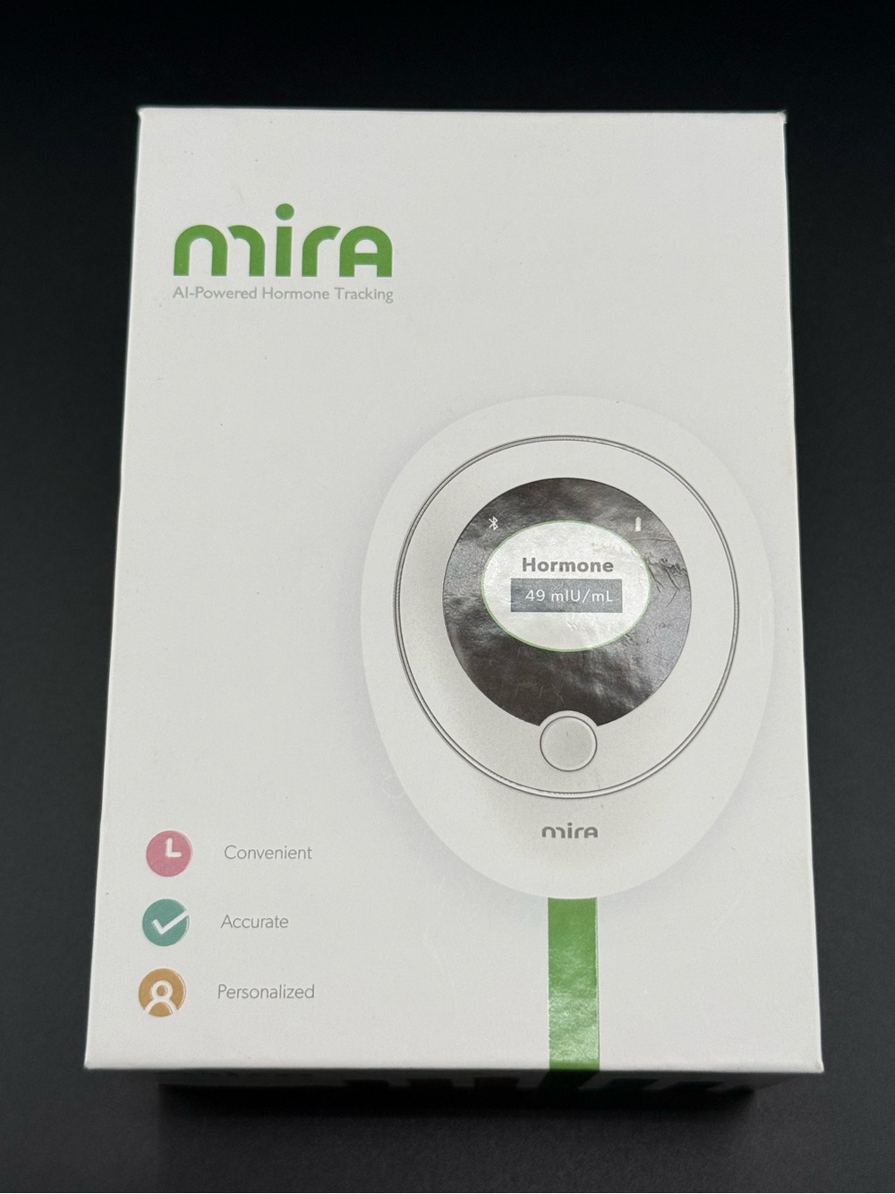 Mira EVA3000 AI Hormone Tracking Fertility Analyzer Monitor w/ Case & Box